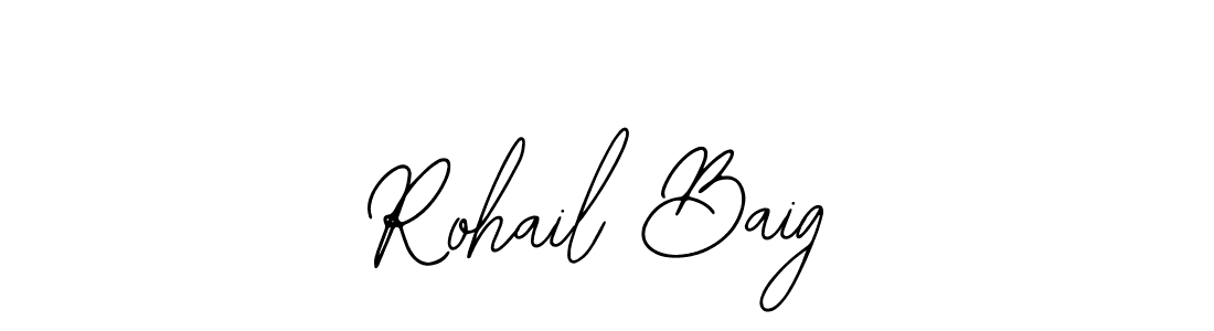 The best way (Bearetta-2O07w) to make a short signature is to pick only two or three words in your name. The name Rohail Baig include a total of six letters. For converting this name. Rohail Baig signature style 12 images and pictures png