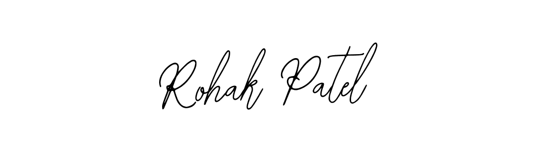 Design your own signature with our free online signature maker. With this signature software, you can create a handwritten (Bearetta-2O07w) signature for name Rohak Patel. Rohak Patel signature style 12 images and pictures png