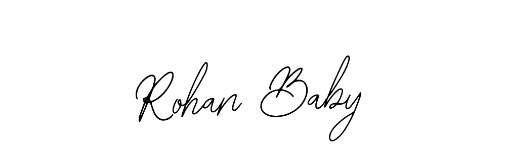 Use a signature maker to create a handwritten signature online. With this signature software, you can design (Bearetta-2O07w) your own signature for name Rohan Baby. Rohan Baby signature style 12 images and pictures png