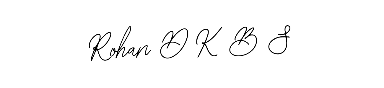 Make a beautiful signature design for name Rohan D K B S. Use this online signature maker to create a handwritten signature for free. Rohan D K B S signature style 12 images and pictures png