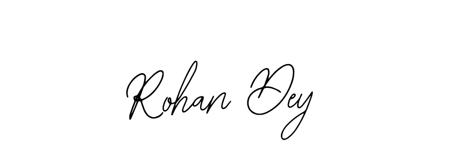 You should practise on your own different ways (Bearetta-2O07w) to write your name (Rohan Dey) in signature. don't let someone else do it for you. Rohan Dey signature style 12 images and pictures png