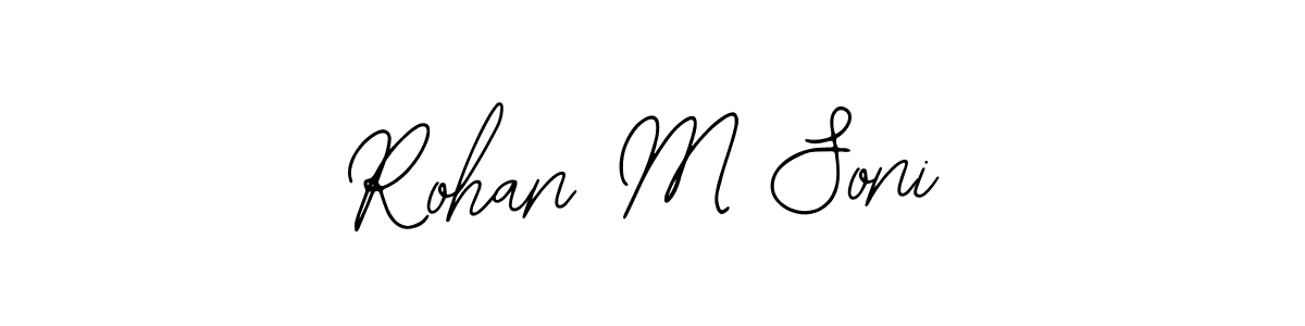 Design your own signature with our free online signature maker. With this signature software, you can create a handwritten (Bearetta-2O07w) signature for name Rohan M Soni. Rohan M Soni signature style 12 images and pictures png