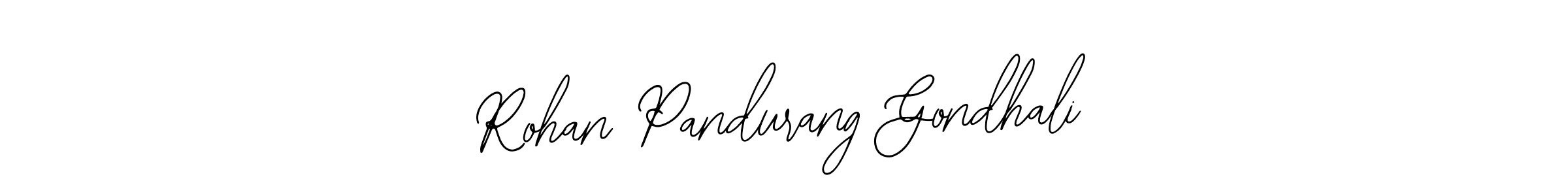 This is the best signature style for the Rohan Pandurang Gondhali name. Also you like these signature font (Bearetta-2O07w). Mix name signature. Rohan Pandurang Gondhali signature style 12 images and pictures png