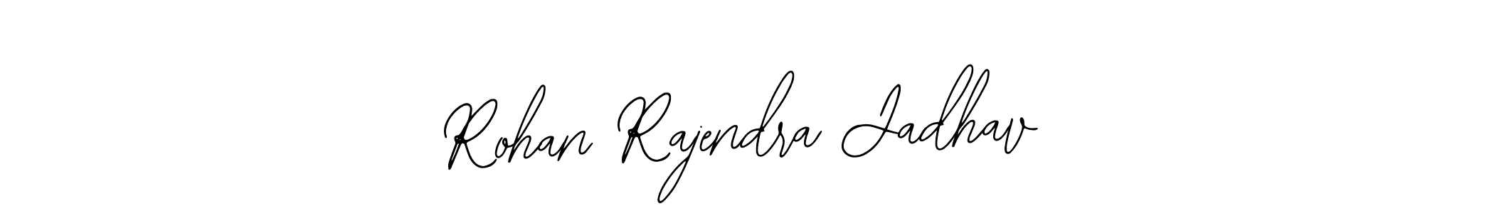The best way (Bearetta-2O07w) to make a short signature is to pick only two or three words in your name. The name Rohan Rajendra Jadhav include a total of six letters. For converting this name. Rohan Rajendra Jadhav signature style 12 images and pictures png