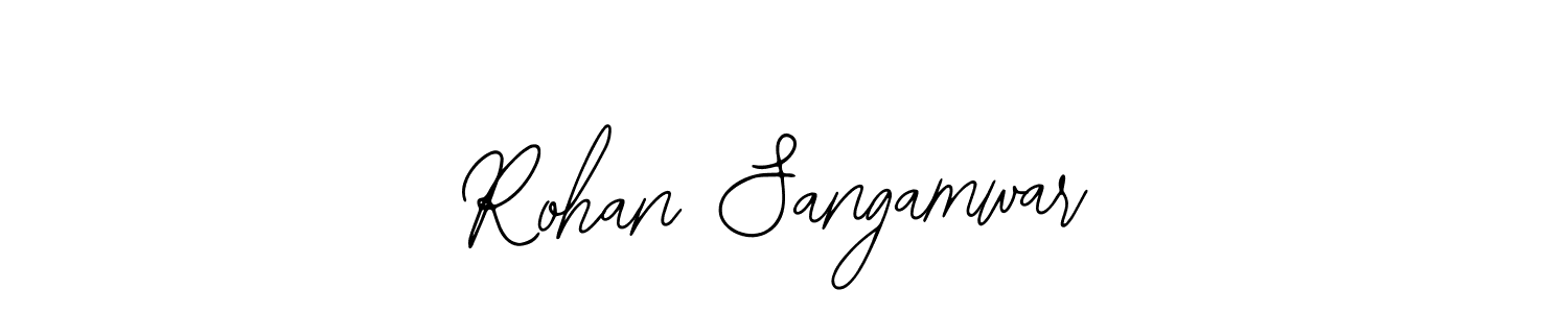 Also You can easily find your signature by using the search form. We will create Rohan Sangamwar name handwritten signature images for you free of cost using Bearetta-2O07w sign style. Rohan Sangamwar signature style 12 images and pictures png