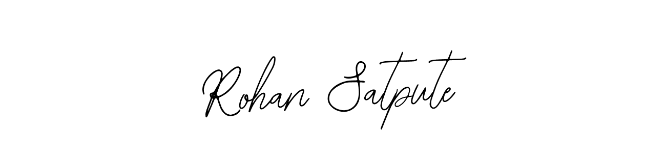 Use a signature maker to create a handwritten signature online. With this signature software, you can design (Bearetta-2O07w) your own signature for name Rohan Satpute. Rohan Satpute signature style 12 images and pictures png