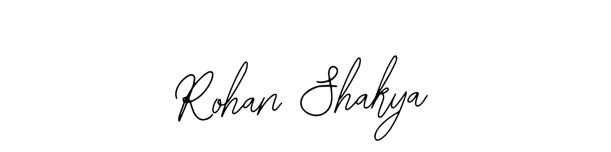 How to make Rohan Shakya name signature. Use Bearetta-2O07w style for creating short signs online. This is the latest handwritten sign. Rohan Shakya signature style 12 images and pictures png