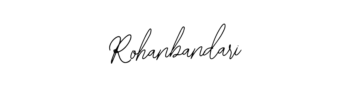 Use a signature maker to create a handwritten signature online. With this signature software, you can design (Bearetta-2O07w) your own signature for name Rohanbandari. Rohanbandari signature style 12 images and pictures png