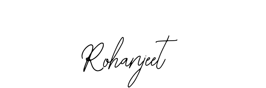 How to make Rohanjeet name signature. Use Bearetta-2O07w style for creating short signs online. This is the latest handwritten sign. Rohanjeet signature style 12 images and pictures png