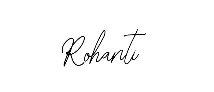 if you are searching for the best signature style for your name Rohanti. so please give up your signature search. here we have designed multiple signature styles  using Bearetta-2O07w. Rohanti signature style 12 images and pictures png