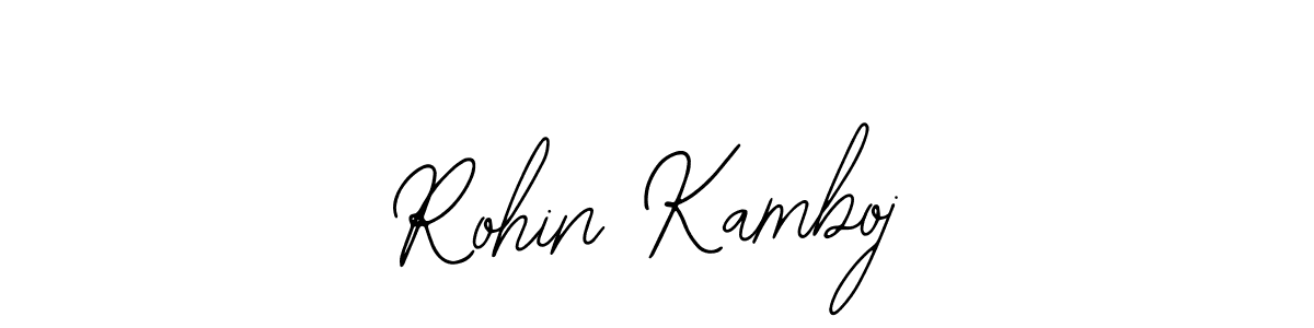 How to Draw Rohin Kamboj signature style? Bearetta-2O07w is a latest design signature styles for name Rohin Kamboj. Rohin Kamboj signature style 12 images and pictures png