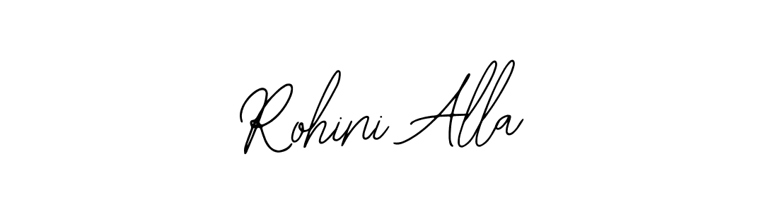 Rohini Alla stylish signature style. Best Handwritten Sign (Bearetta-2O07w) for my name. Handwritten Signature Collection Ideas for my name Rohini Alla. Rohini Alla signature style 12 images and pictures png
