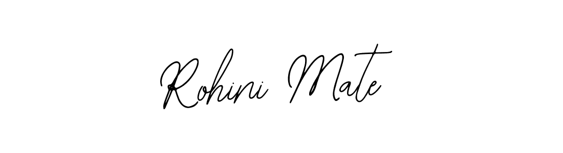 How to make Rohini Mate name signature. Use Bearetta-2O07w style for creating short signs online. This is the latest handwritten sign. Rohini Mate signature style 12 images and pictures png