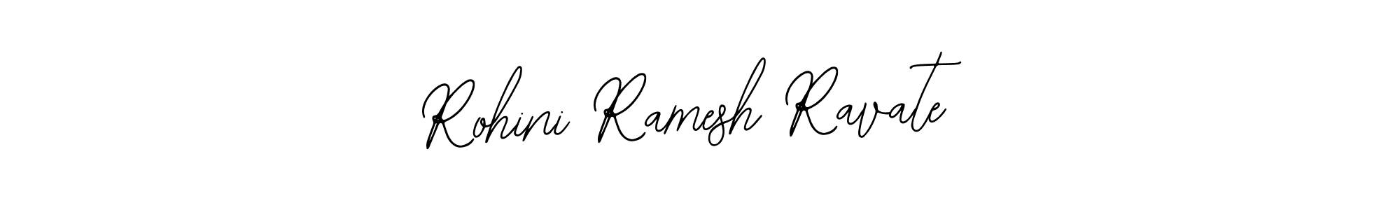 Design your own signature with our free online signature maker. With this signature software, you can create a handwritten (Bearetta-2O07w) signature for name Rohini Ramesh Ravate. Rohini Ramesh Ravate signature style 12 images and pictures png