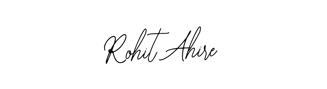 Use a signature maker to create a handwritten signature online. With this signature software, you can design (Bearetta-2O07w) your own signature for name Rohit Ahire. Rohit Ahire signature style 12 images and pictures png