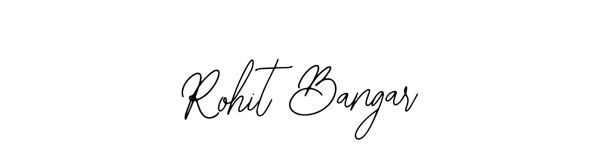 Create a beautiful signature design for name Rohit Bangar. With this signature (Bearetta-2O07w) fonts, you can make a handwritten signature for free. Rohit Bangar signature style 12 images and pictures png