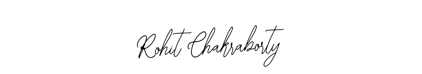 You should practise on your own different ways (Bearetta-2O07w) to write your name (Rohit Chakraborty) in signature. don't let someone else do it for you. Rohit Chakraborty signature style 12 images and pictures png