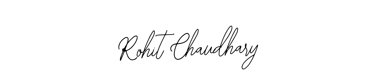 How to make Rohit Chaudhary name signature. Use Bearetta-2O07w style for creating short signs online. This is the latest handwritten sign. Rohit Chaudhary signature style 12 images and pictures png