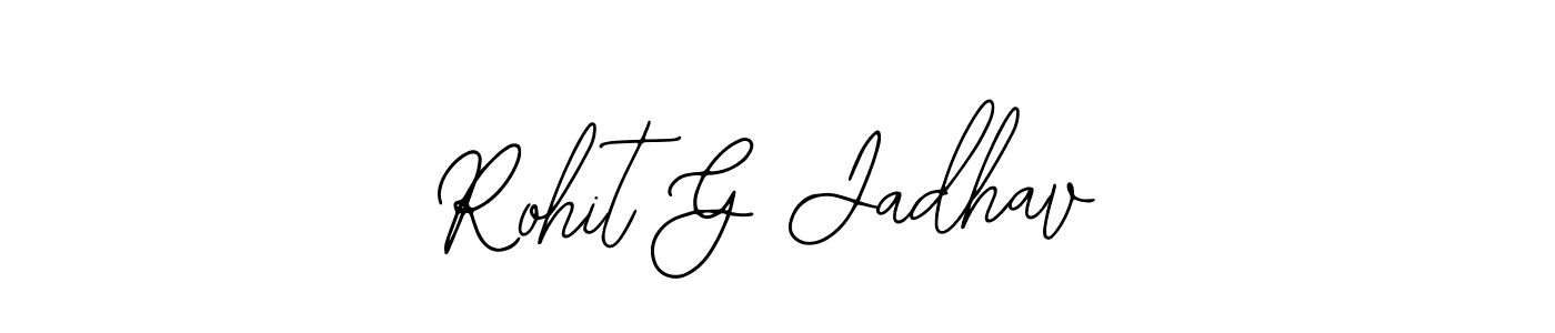 Rohit G Jadhav stylish signature style. Best Handwritten Sign (Bearetta-2O07w) for my name. Handwritten Signature Collection Ideas for my name Rohit G Jadhav. Rohit G Jadhav signature style 12 images and pictures png