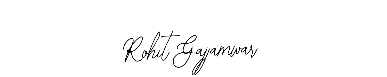 How to make Rohit Gajjamwar signature? Bearetta-2O07w is a professional autograph style. Create handwritten signature for Rohit Gajjamwar name. Rohit Gajjamwar signature style 12 images and pictures png