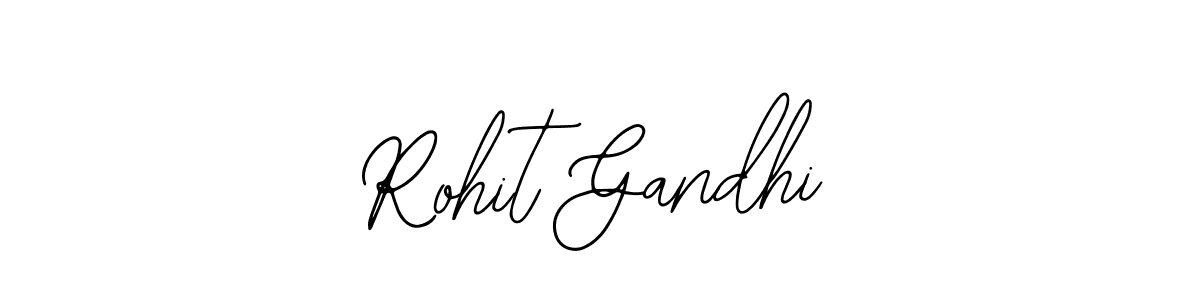 You should practise on your own different ways (Bearetta-2O07w) to write your name (Rohit Gandhi) in signature. don't let someone else do it for you. Rohit Gandhi signature style 12 images and pictures png