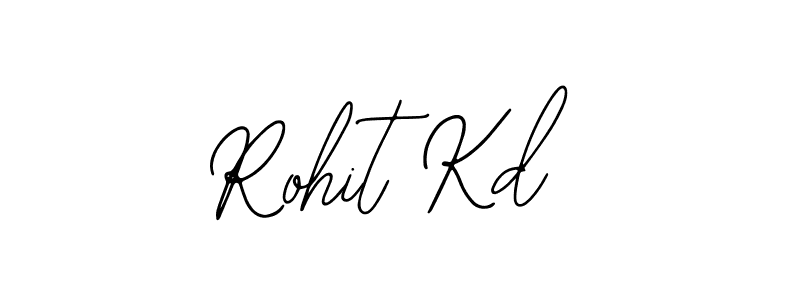 Use a signature maker to create a handwritten signature online. With this signature software, you can design (Bearetta-2O07w) your own signature for name Rohit Kd. Rohit Kd signature style 12 images and pictures png