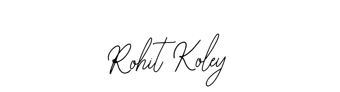 Also You can easily find your signature by using the search form. We will create Rohit Koley name handwritten signature images for you free of cost using Bearetta-2O07w sign style. Rohit Koley signature style 12 images and pictures png