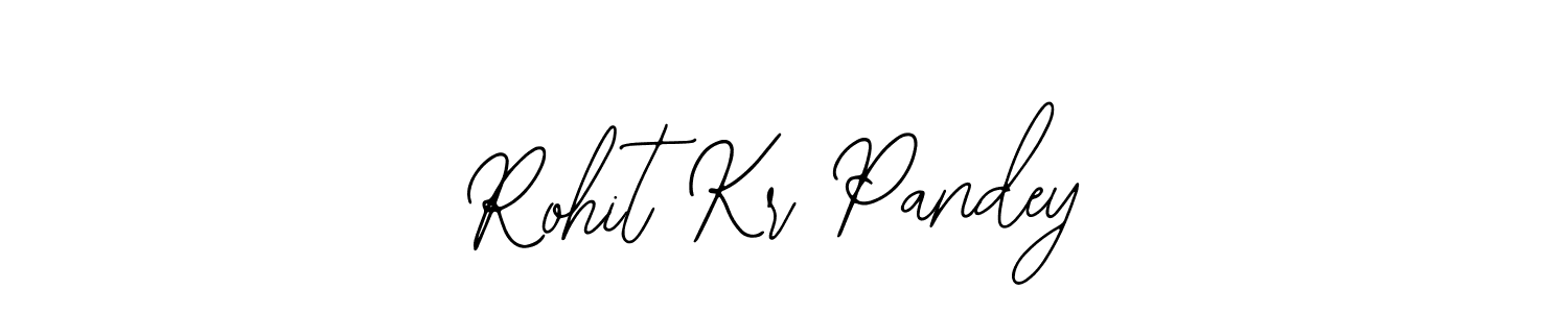 You should practise on your own different ways (Bearetta-2O07w) to write your name (Rohit Kr Pandey) in signature. don't let someone else do it for you. Rohit Kr Pandey signature style 12 images and pictures png