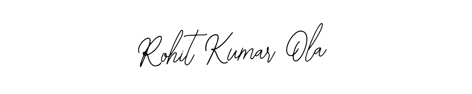 Similarly Bearetta-2O07w is the best handwritten signature design. Signature creator online .You can use it as an online autograph creator for name Rohit Kumar Ola. Rohit Kumar Ola signature style 12 images and pictures png