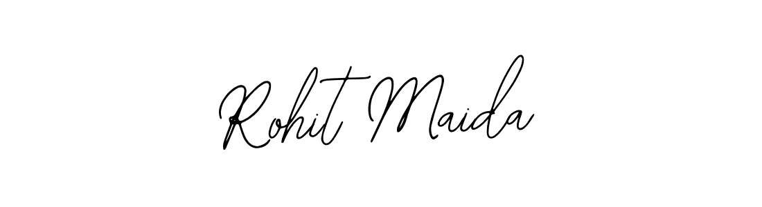 Use a signature maker to create a handwritten signature online. With this signature software, you can design (Bearetta-2O07w) your own signature for name Rohit Maida. Rohit Maida signature style 12 images and pictures png