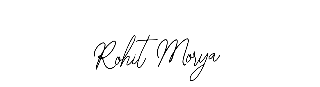 Rohit Morya stylish signature style. Best Handwritten Sign (Bearetta-2O07w) for my name. Handwritten Signature Collection Ideas for my name Rohit Morya. Rohit Morya signature style 12 images and pictures png