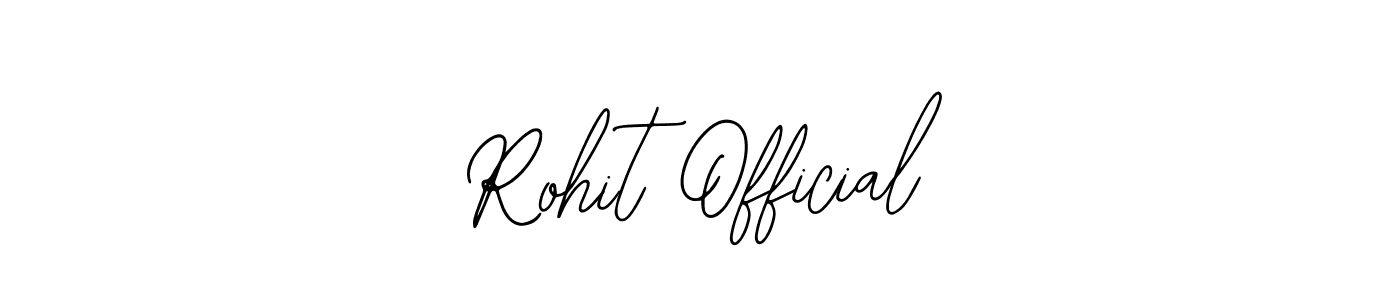 How to Draw Rohit Official signature style? Bearetta-2O07w is a latest design signature styles for name Rohit Official. Rohit Official signature style 12 images and pictures png
