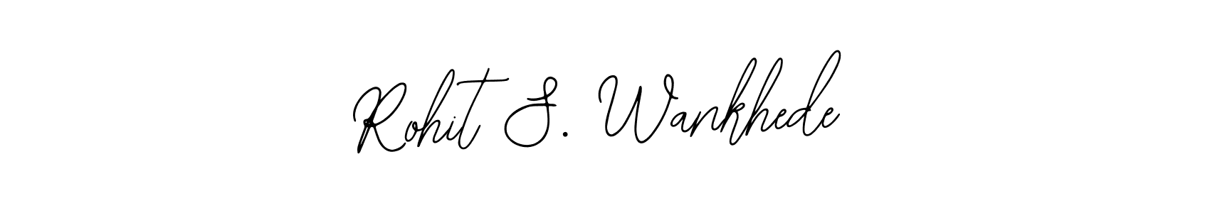 Make a beautiful signature design for name Rohit S. Wankhede. With this signature (Bearetta-2O07w) style, you can create a handwritten signature for free. Rohit S. Wankhede signature style 12 images and pictures png