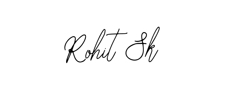 You should practise on your own different ways (Bearetta-2O07w) to write your name (Rohit Sk) in signature. don't let someone else do it for you. Rohit Sk signature style 12 images and pictures png