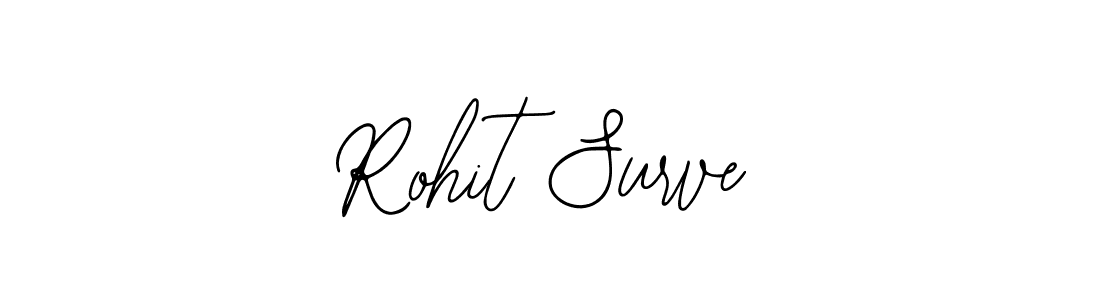 How to make Rohit Surve name signature. Use Bearetta-2O07w style for creating short signs online. This is the latest handwritten sign. Rohit Surve signature style 12 images and pictures png