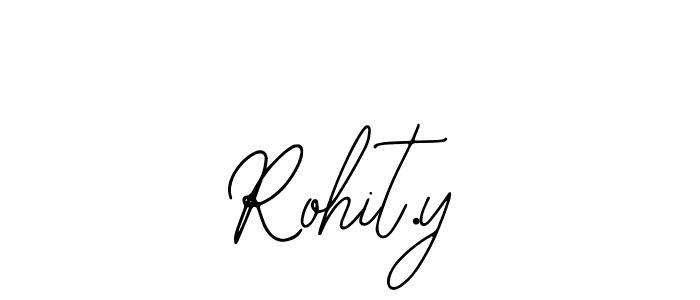 Also we have Rohit.y name is the best signature style. Create professional handwritten signature collection using Bearetta-2O07w autograph style. Rohit.y signature style 12 images and pictures png