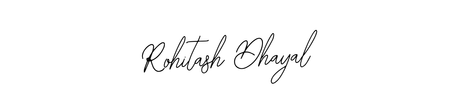 Use a signature maker to create a handwritten signature online. With this signature software, you can design (Bearetta-2O07w) your own signature for name Rohitash Dhayal. Rohitash Dhayal signature style 12 images and pictures png