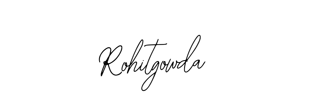 Rohitgowda stylish signature style. Best Handwritten Sign (Bearetta-2O07w) for my name. Handwritten Signature Collection Ideas for my name Rohitgowda. Rohitgowda signature style 12 images and pictures png