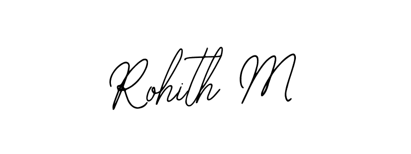 Use a signature maker to create a handwritten signature online. With this signature software, you can design (Bearetta-2O07w) your own signature for name Rohith M. Rohith M signature style 12 images and pictures png