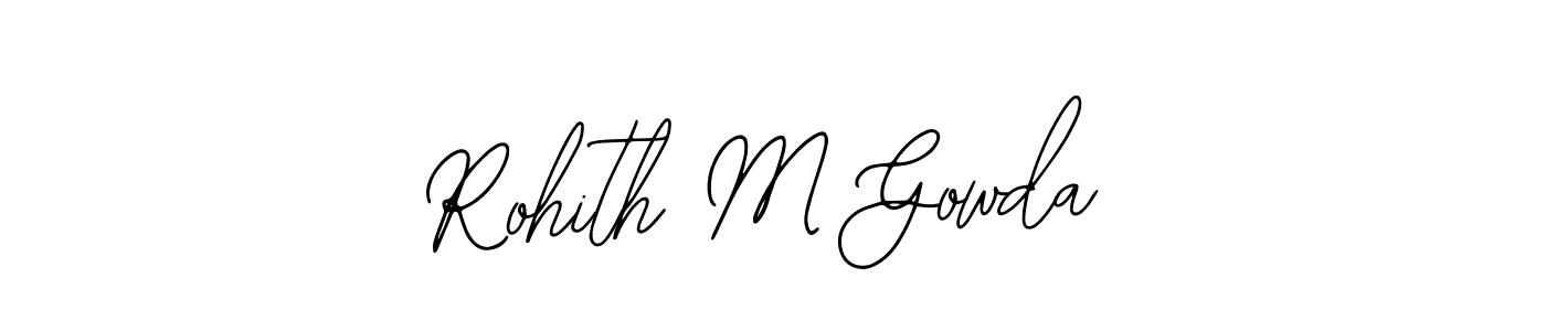 Create a beautiful signature design for name Rohith M Gowda. With this signature (Bearetta-2O07w) fonts, you can make a handwritten signature for free. Rohith M Gowda signature style 12 images and pictures png