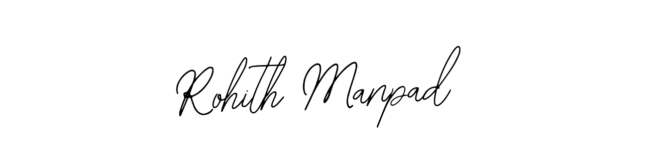 Use a signature maker to create a handwritten signature online. With this signature software, you can design (Bearetta-2O07w) your own signature for name Rohith Manpad. Rohith Manpad signature style 12 images and pictures png