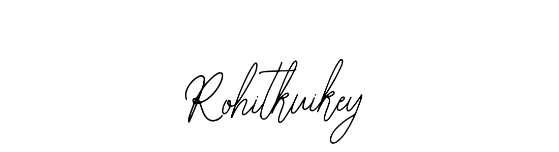 How to make Rohitkuikey name signature. Use Bearetta-2O07w style for creating short signs online. This is the latest handwritten sign. Rohitkuikey signature style 12 images and pictures png