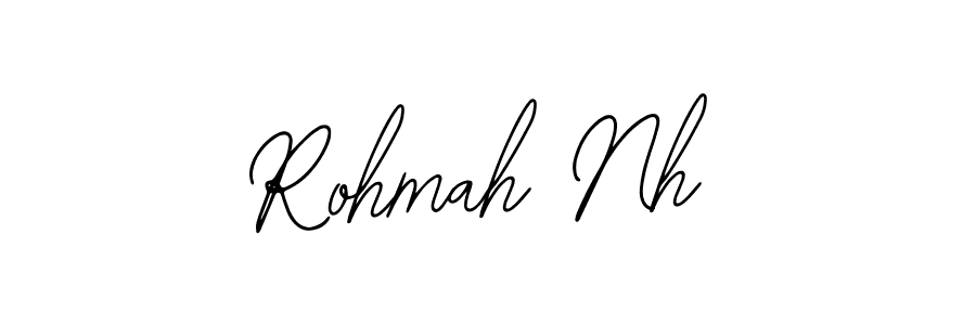 Also we have Rohmah Nh name is the best signature style. Create professional handwritten signature collection using Bearetta-2O07w autograph style. Rohmah Nh signature style 12 images and pictures png