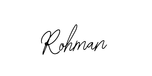Make a beautiful signature design for name Rohman. With this signature (Bearetta-2O07w) style, you can create a handwritten signature for free. Rohman signature style 12 images and pictures png