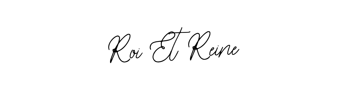 Make a beautiful signature design for name Roi Et Reine. With this signature (Bearetta-2O07w) style, you can create a handwritten signature for free. Roi Et Reine signature style 12 images and pictures png