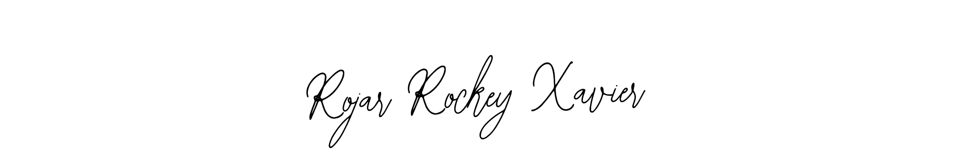 Also You can easily find your signature by using the search form. We will create Rojar Rockey Xavier name handwritten signature images for you free of cost using Bearetta-2O07w sign style. Rojar Rockey Xavier signature style 12 images and pictures png