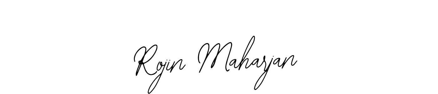 Similarly Bearetta-2O07w is the best handwritten signature design. Signature creator online .You can use it as an online autograph creator for name Rojin Maharjan. Rojin Maharjan signature style 12 images and pictures png
