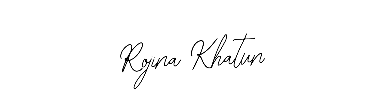 Create a beautiful signature design for name Rojina Khatun. With this signature (Bearetta-2O07w) fonts, you can make a handwritten signature for free. Rojina Khatun signature style 12 images and pictures png