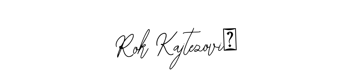 Design your own signature with our free online signature maker. With this signature software, you can create a handwritten (Bearetta-2O07w) signature for name Rok Kajtezović. Rok Kajtezović signature style 12 images and pictures png