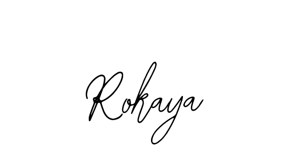 Make a short Rokaya signature style. Manage your documents anywhere anytime using Bearetta-2O07w. Create and add eSignatures, submit forms, share and send files easily. Rokaya signature style 12 images and pictures png